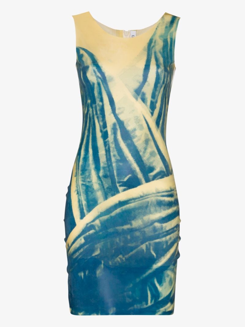 After Hours Graphic Print Mini Dress