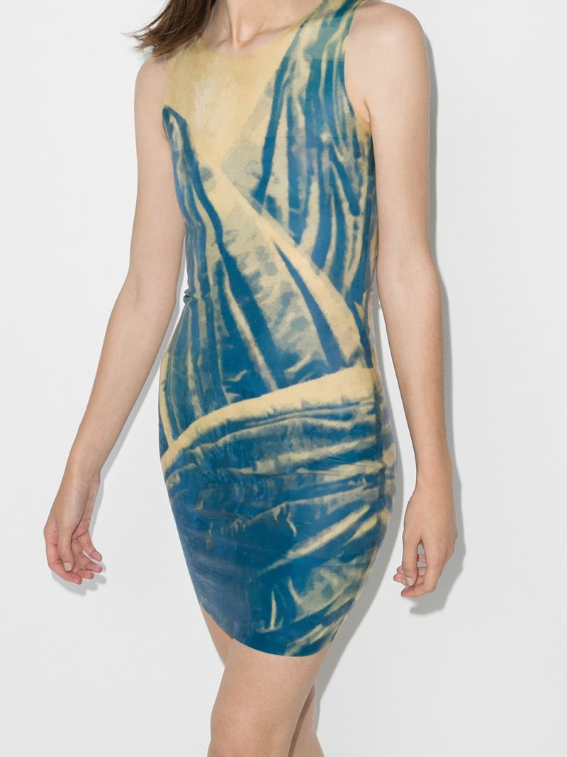 After Hours Graphic Print Mini Dress