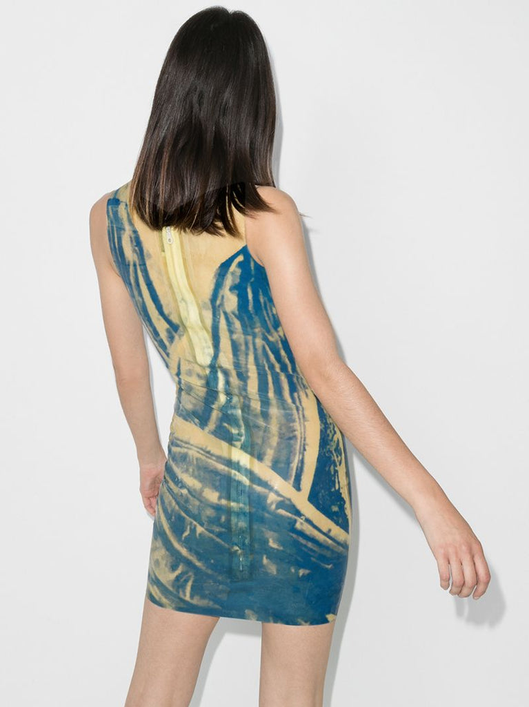 After Hours Graphic Print Mini Dress