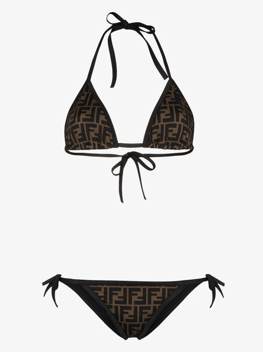 FF-print triangle bikini