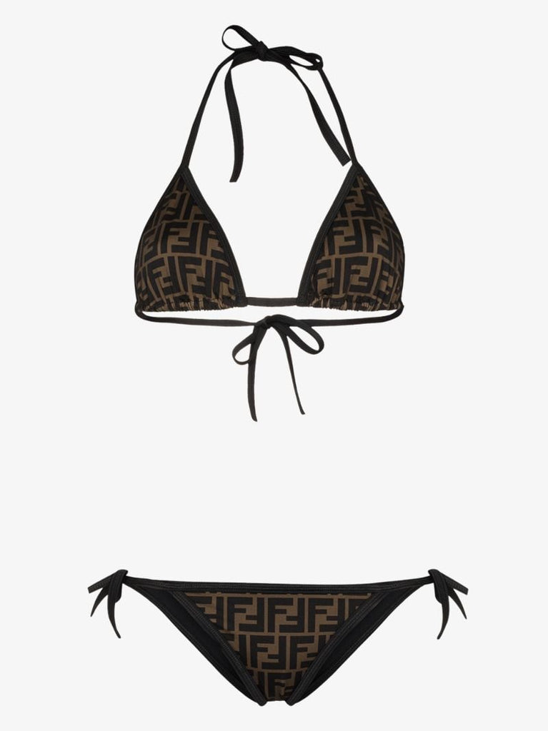 FF-print triangle bikini