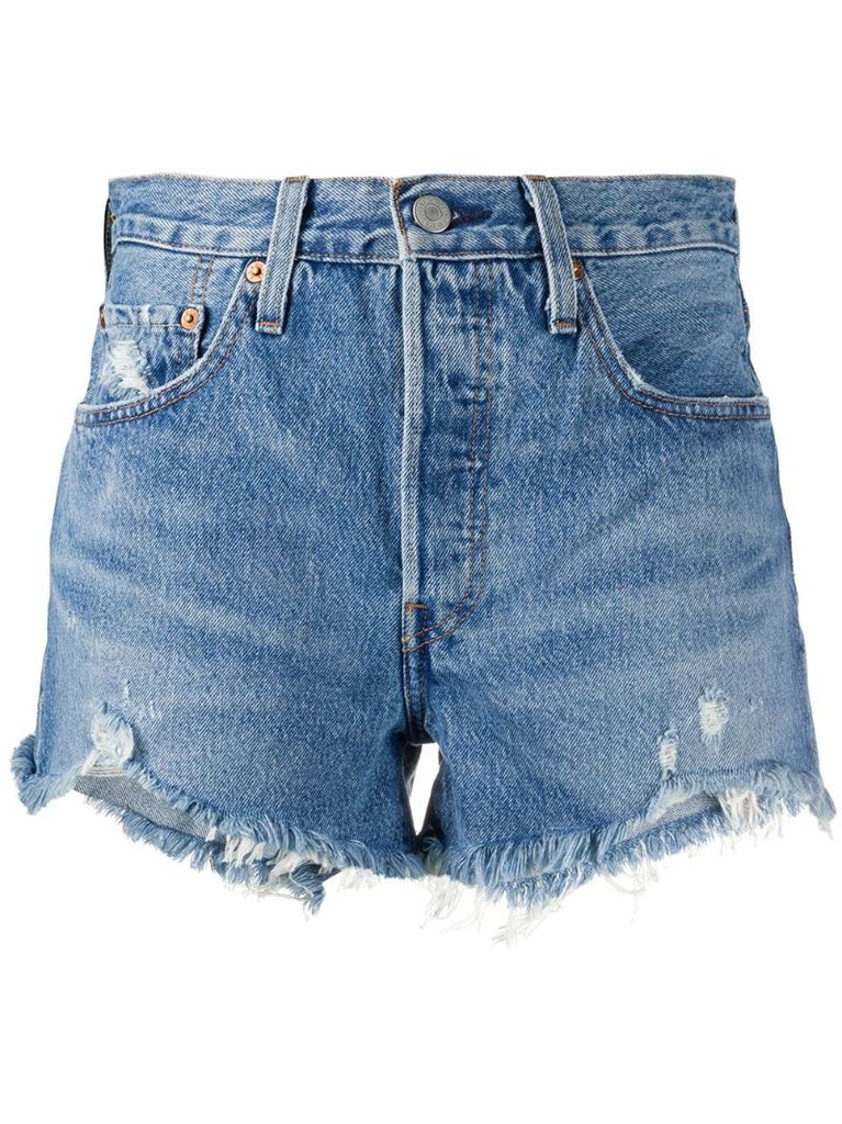 Blue 501 Original Shorts