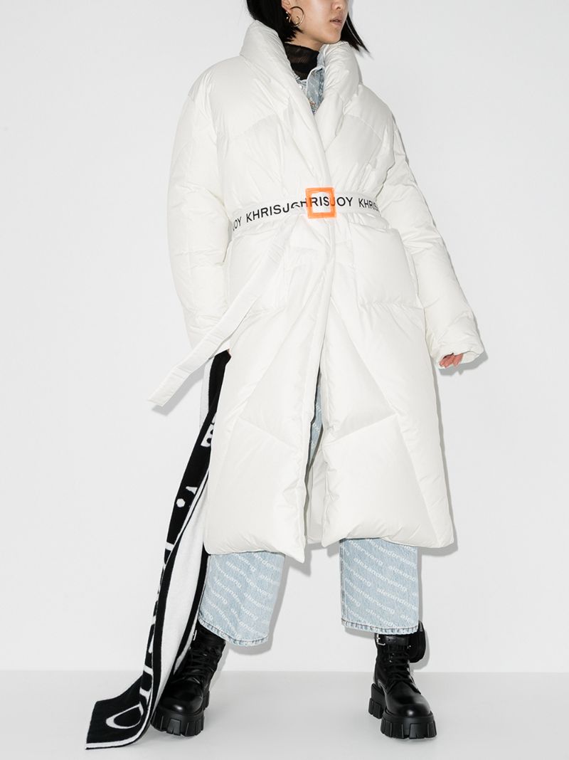 Robe Belted Puffer Coat