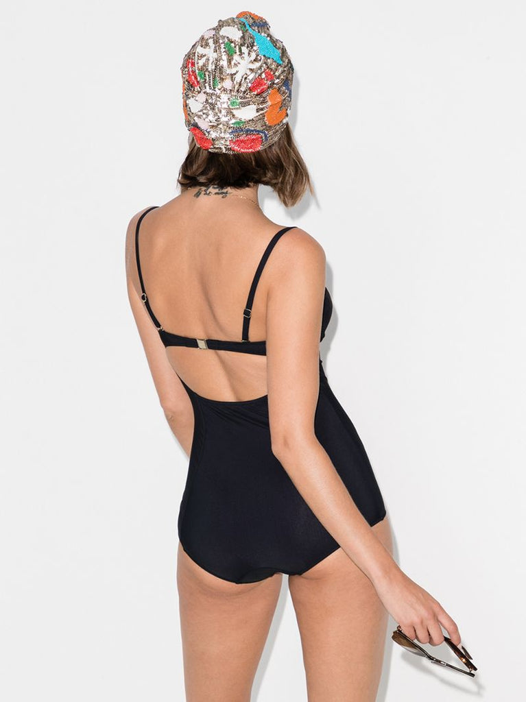 Black Balconette Swimsuit