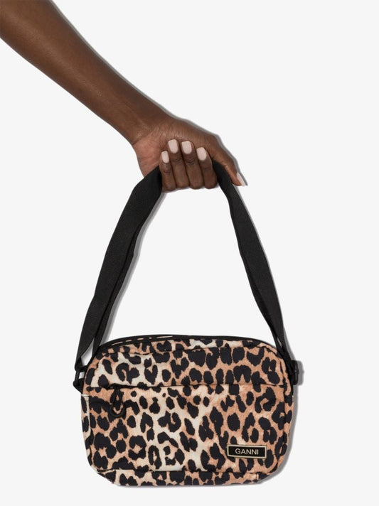 Multicoloured Leopard Print Cross Body Bag