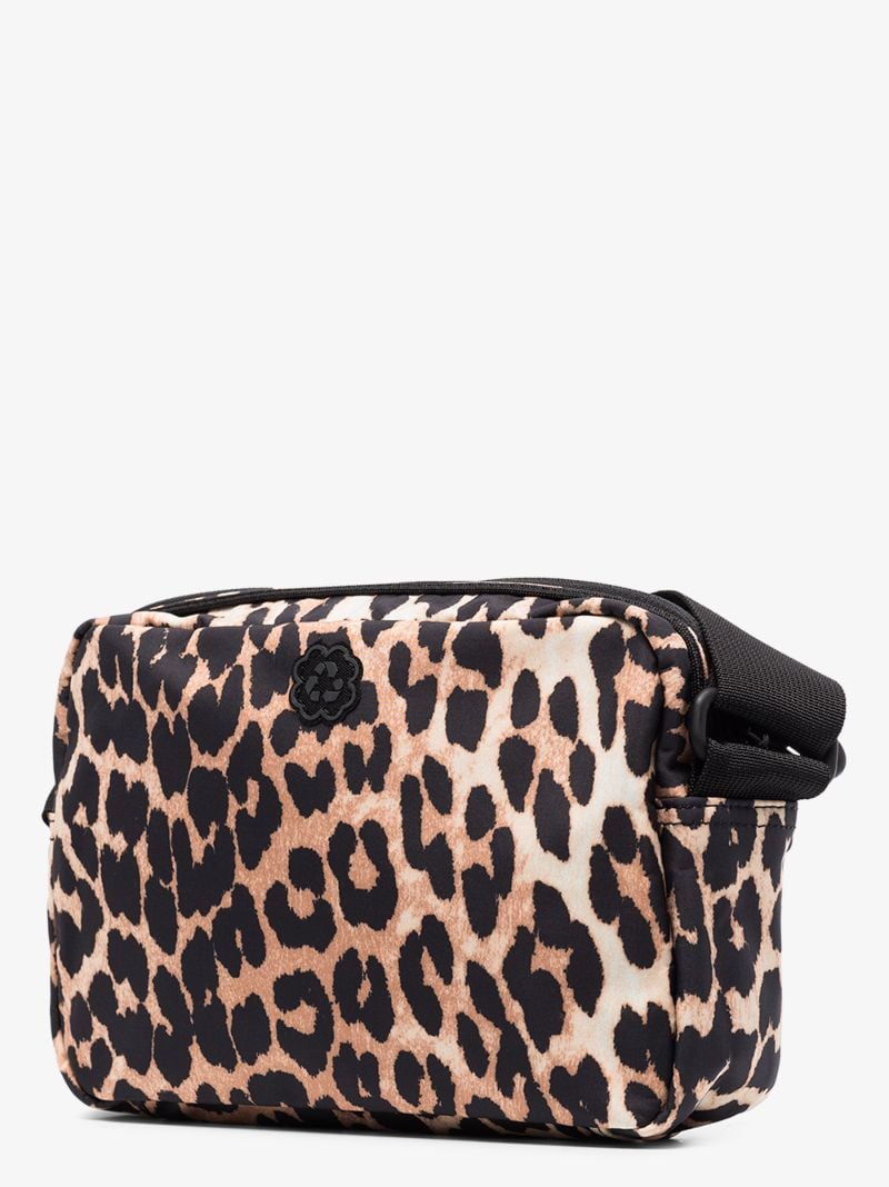 Multicoloured Leopard Print Cross Body Bag