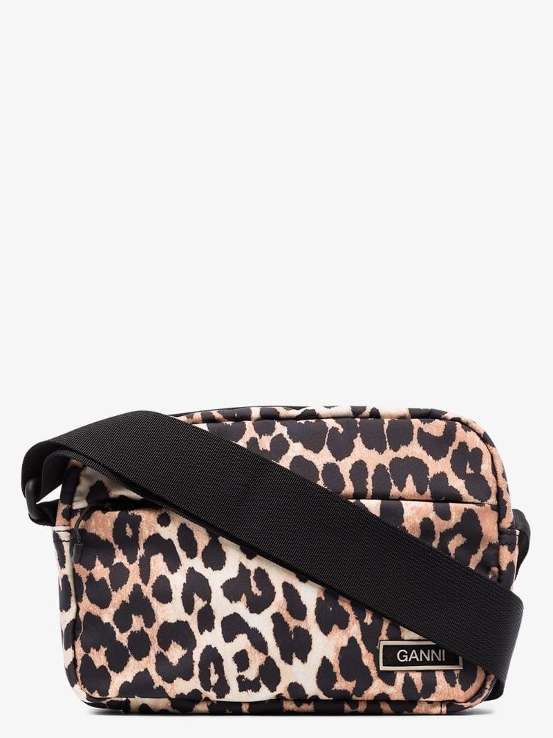 Multicoloured Leopard Print Cross Body Bag