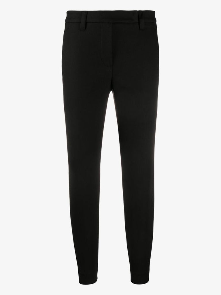 Slim Leg Cropped Trousers