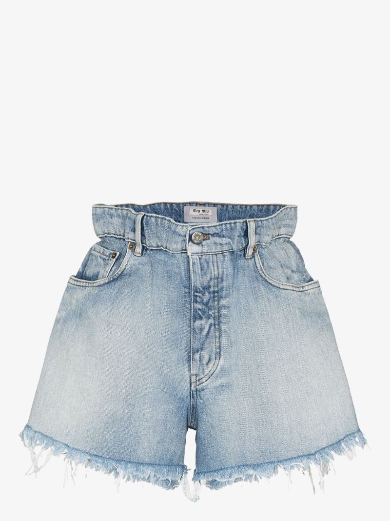High Waist Denim Shorts