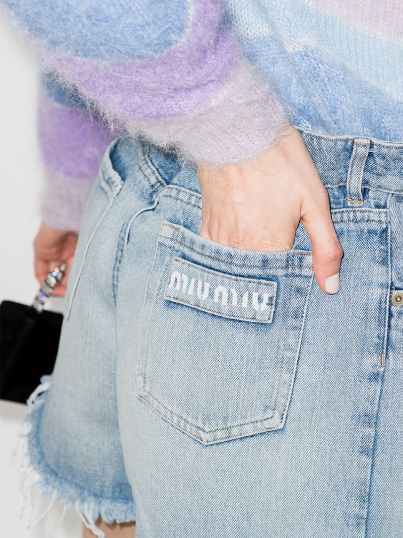 High Waist Denim Shorts