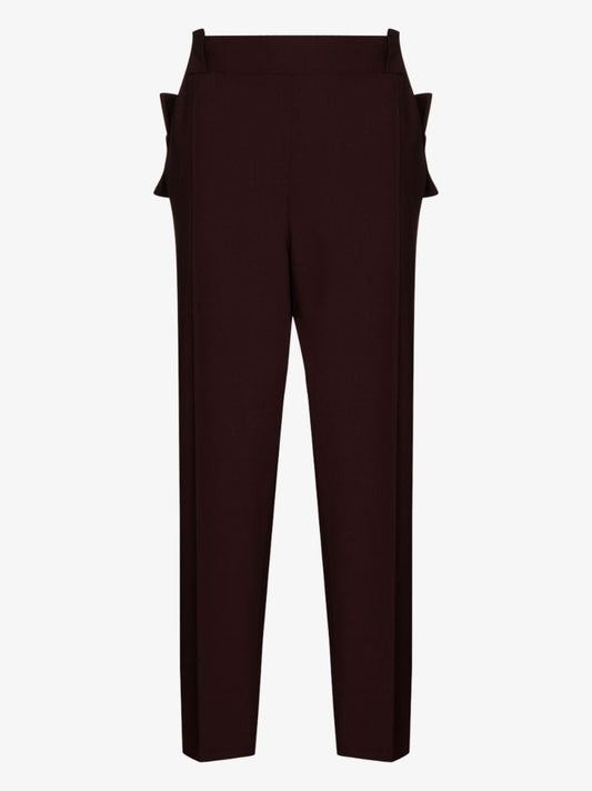 Tuxedo Stripe Wool Trousers