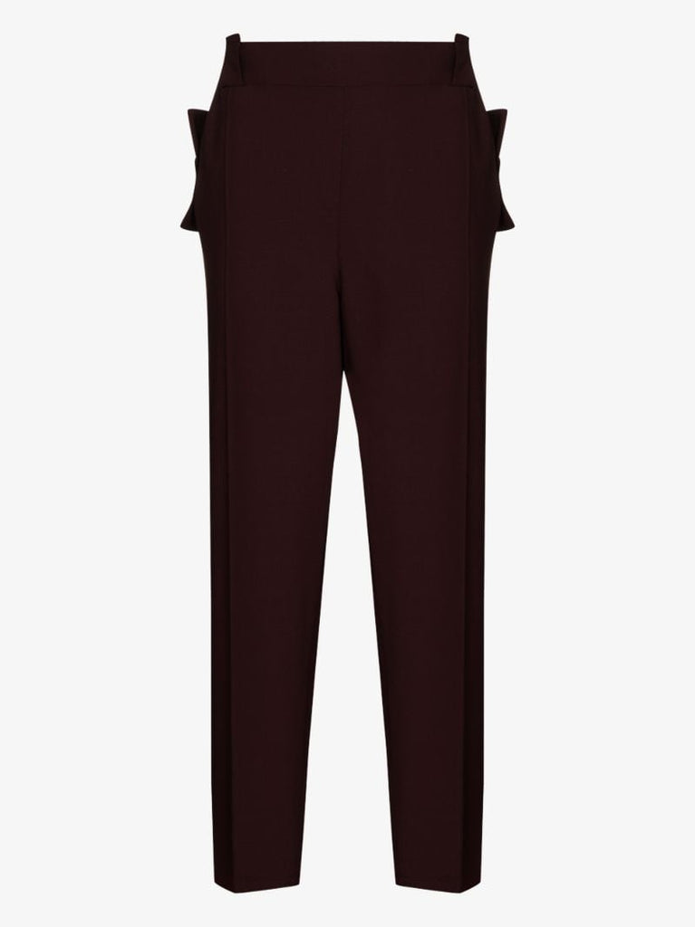 Tuxedo Stripe Wool Trousers