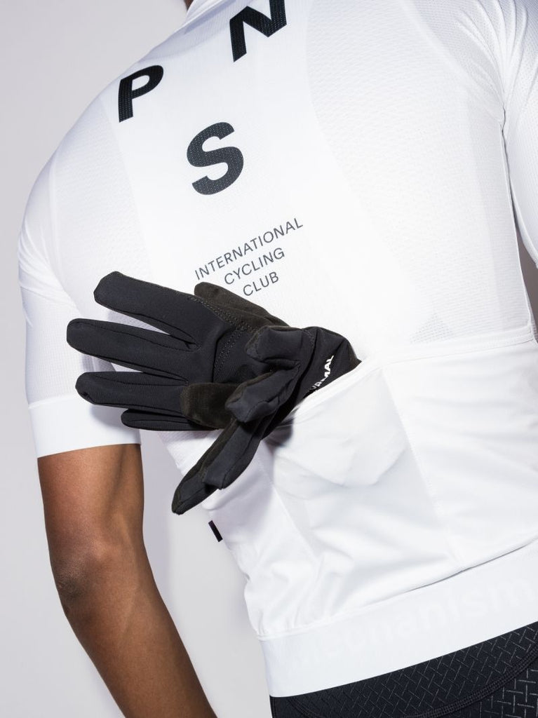 White Mechanism Cycling Jersey Top