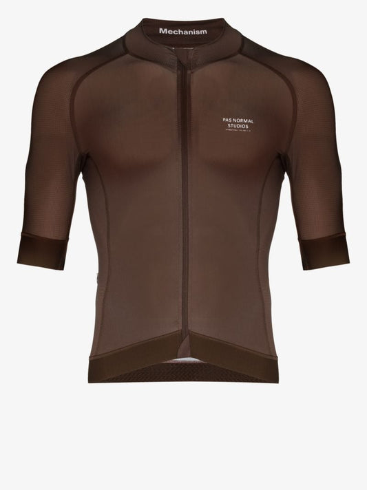 Brown Mechanism Cycling Jersey