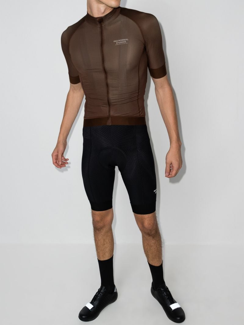 Brown Mechanism Cycling Jersey