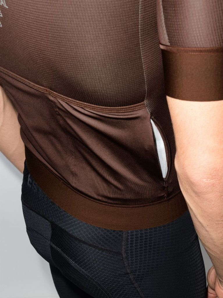 Brown Mechanism Cycling Jersey
