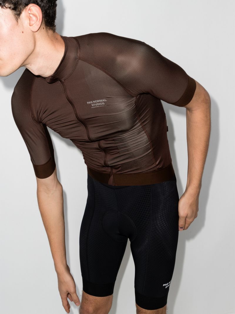 Brown Mechanism Cycling Jersey