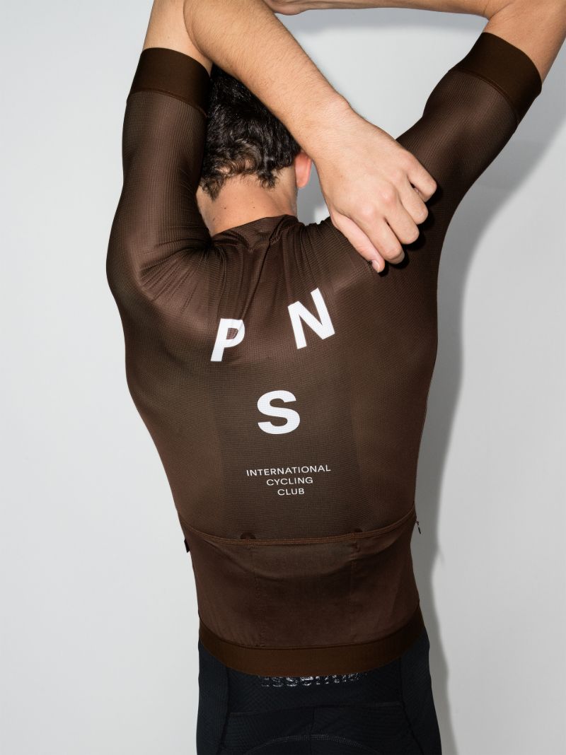 Brown Mechanism Cycling Jersey