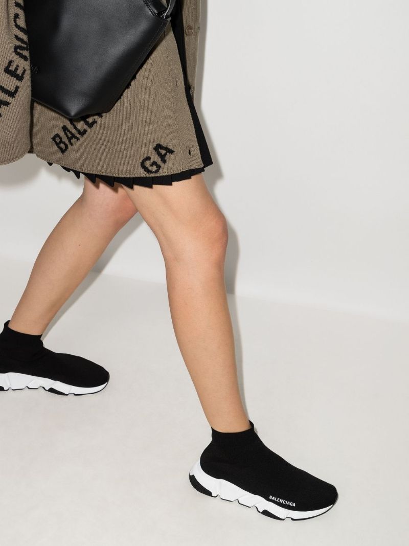 Black Speed Sock Sneakers