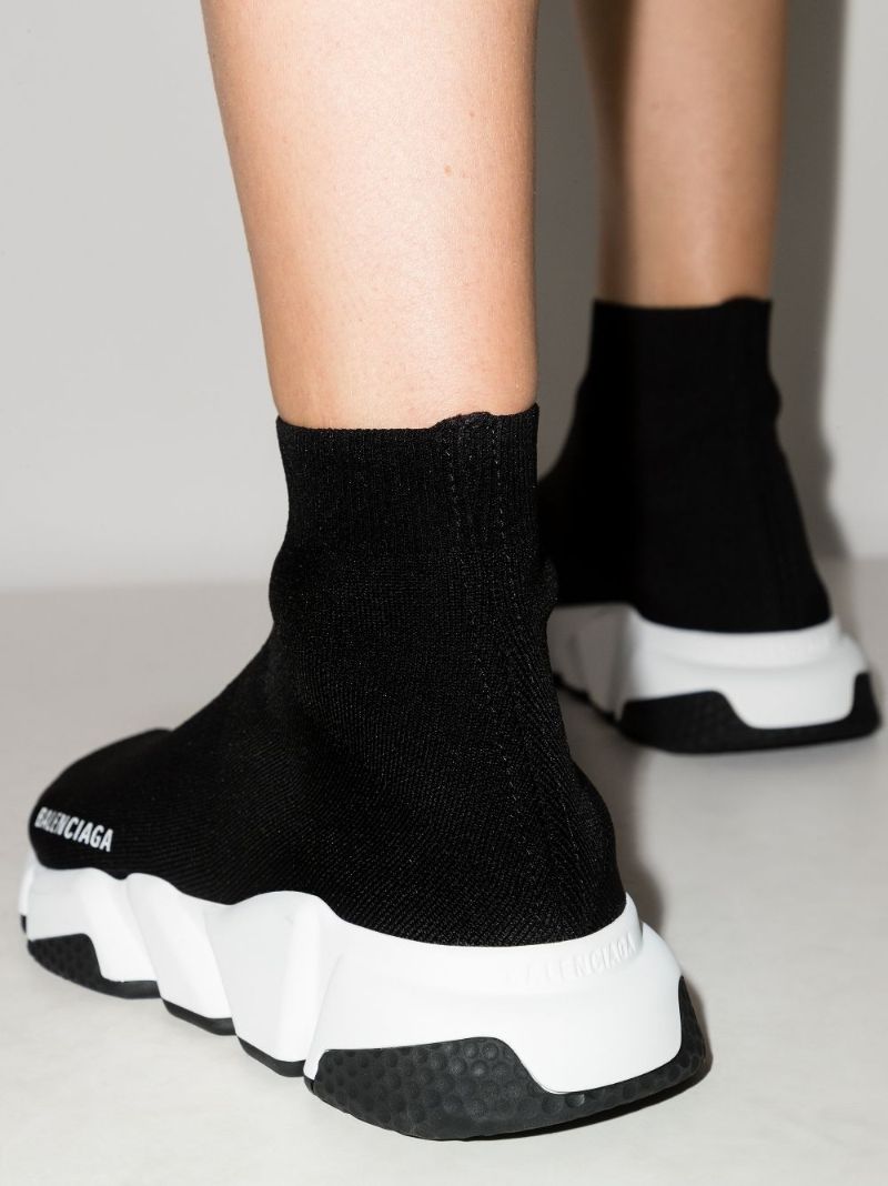 Black Speed Sock Sneakers