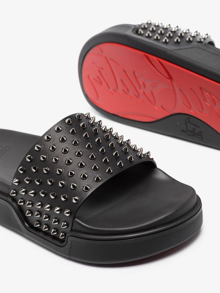 Black Pool Fun Studded Slides