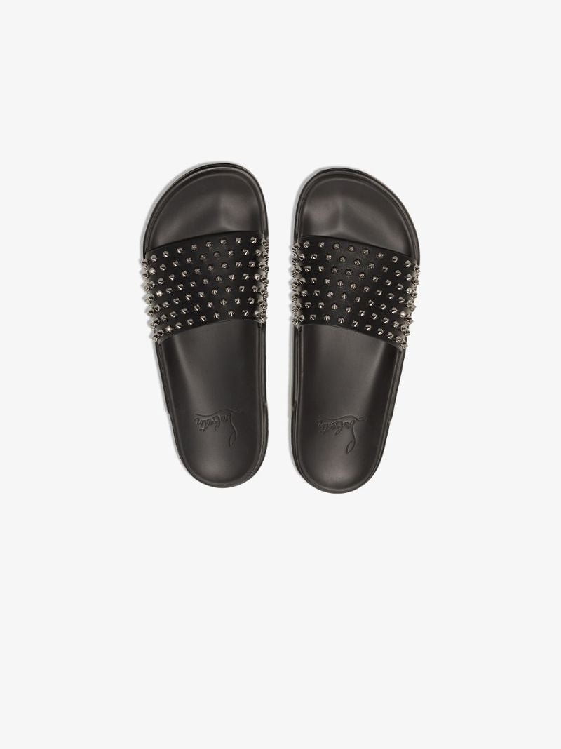 Black Pool Fun Studded Slides