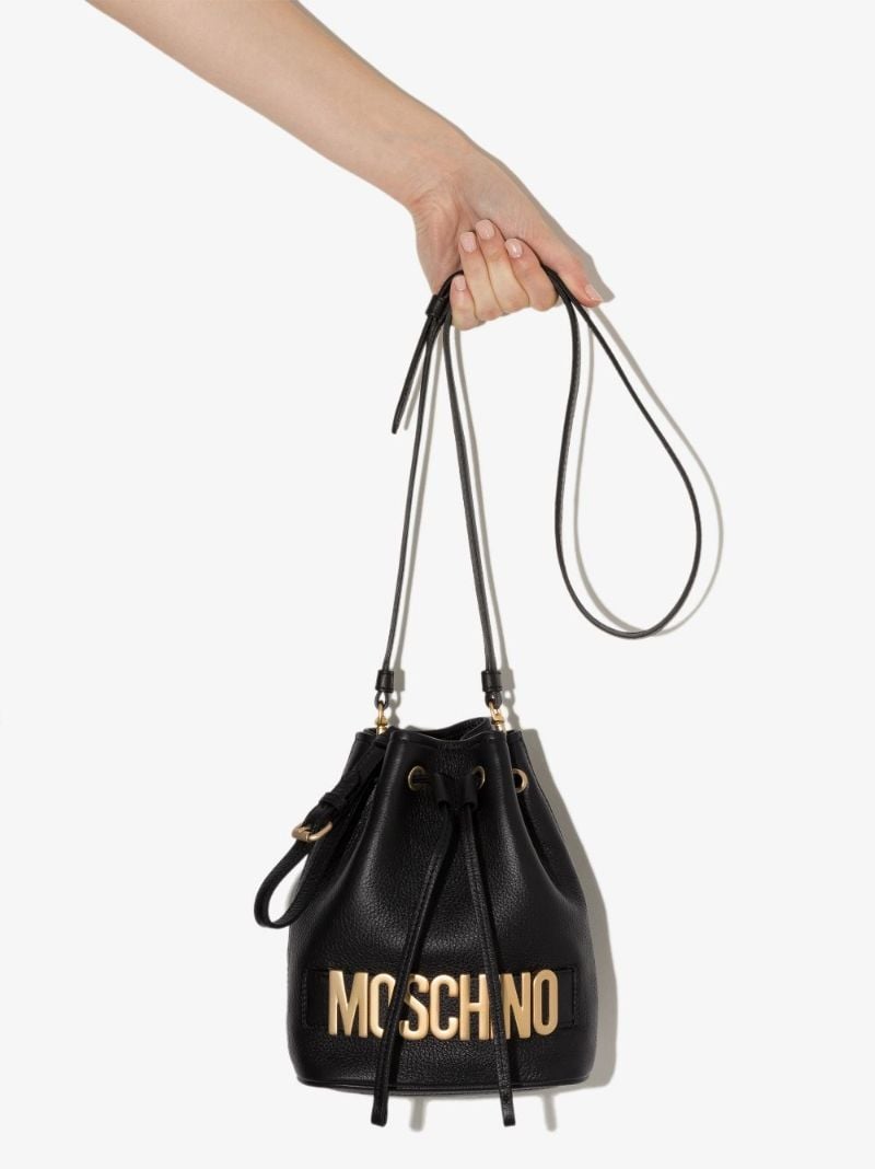 Mini Logo Plaque Bucket Bag