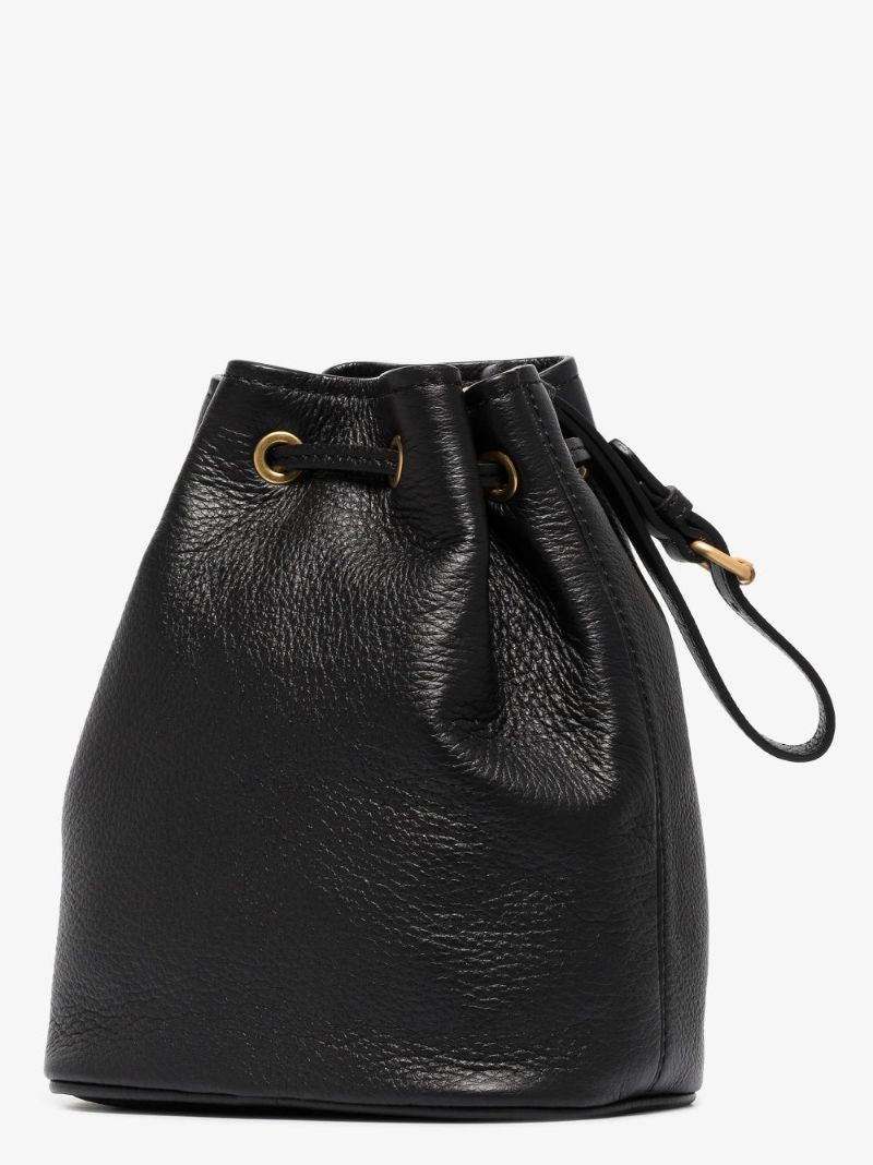 Mini Logo Plaque Bucket Bag