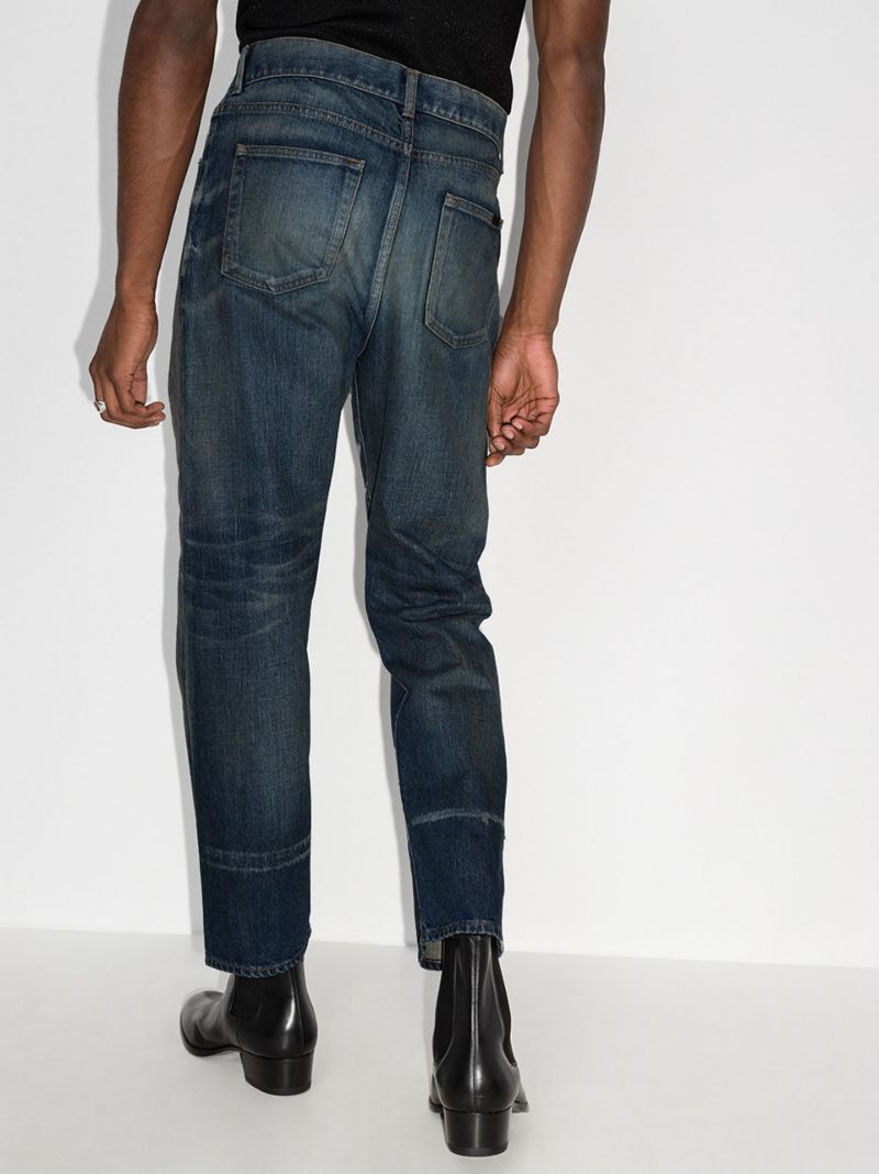 High Waist Straight Leg Jeans