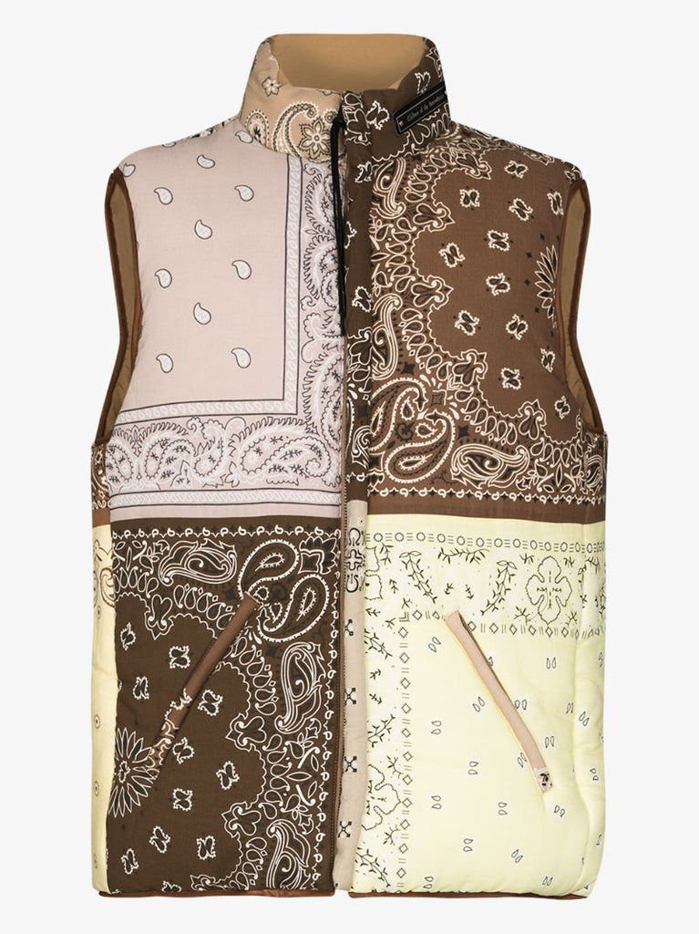 Reversible Bandana Print Gilet