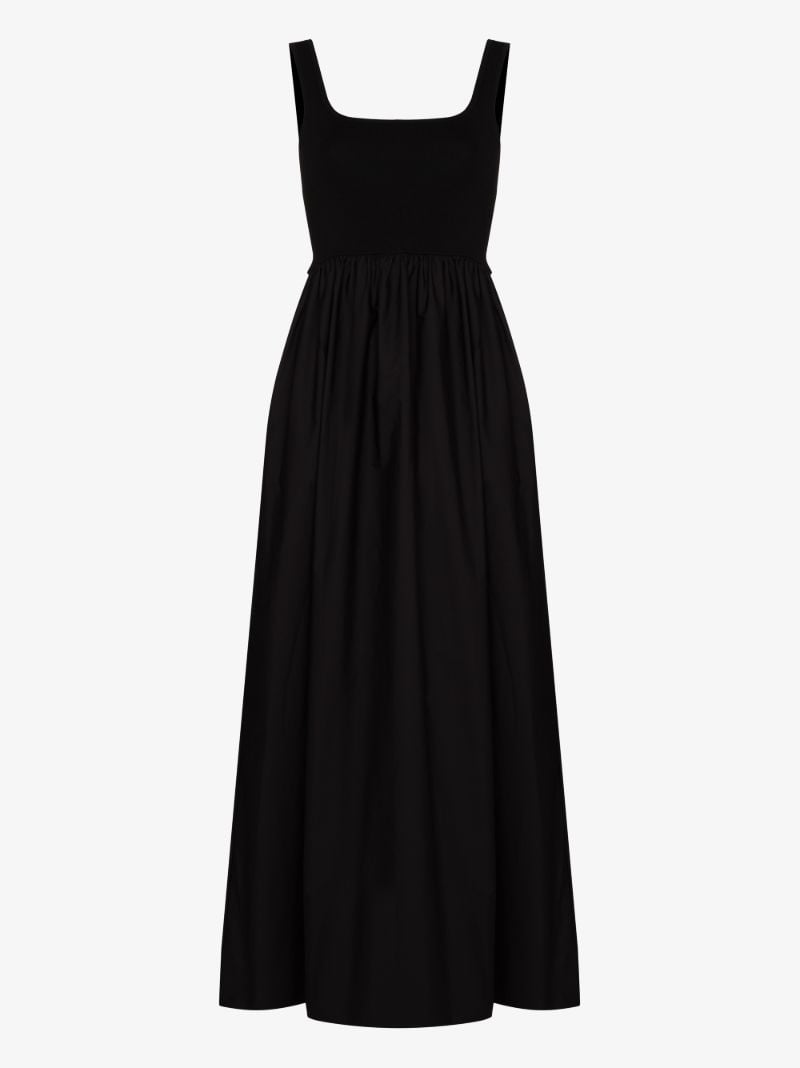 Gathered Waist Maxi Dress