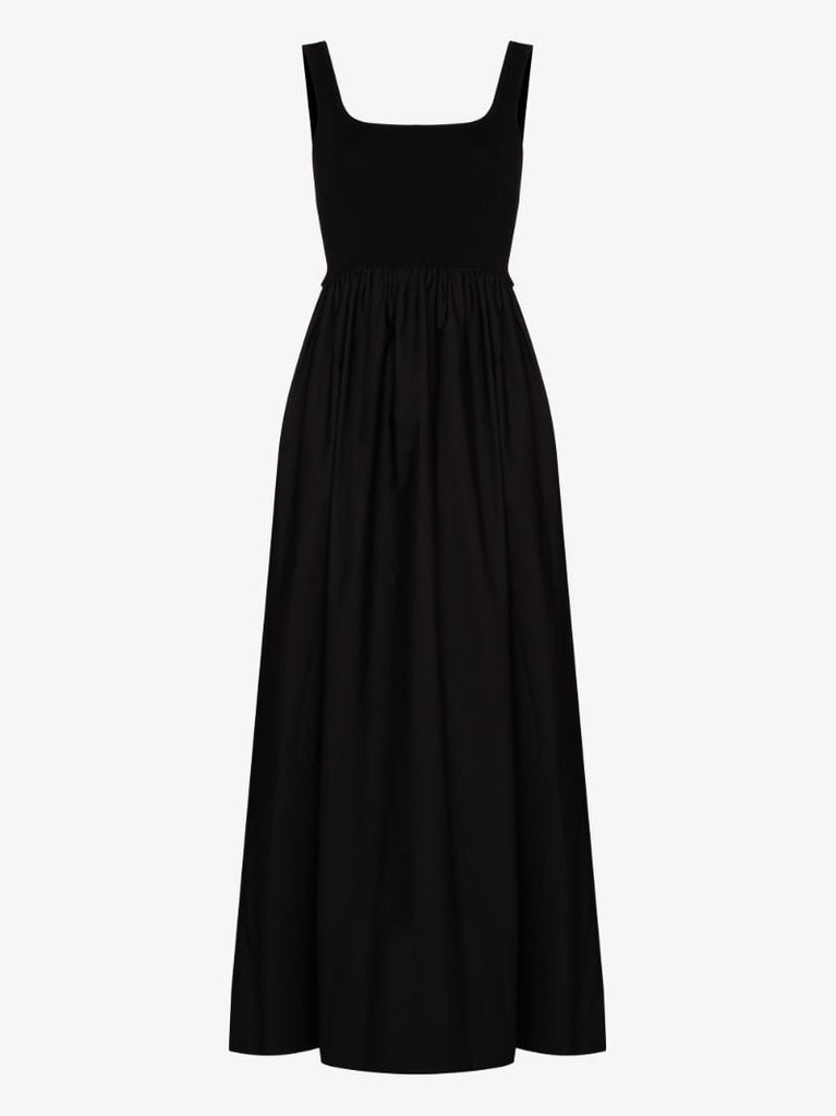 Gathered Waist Maxi Dress
