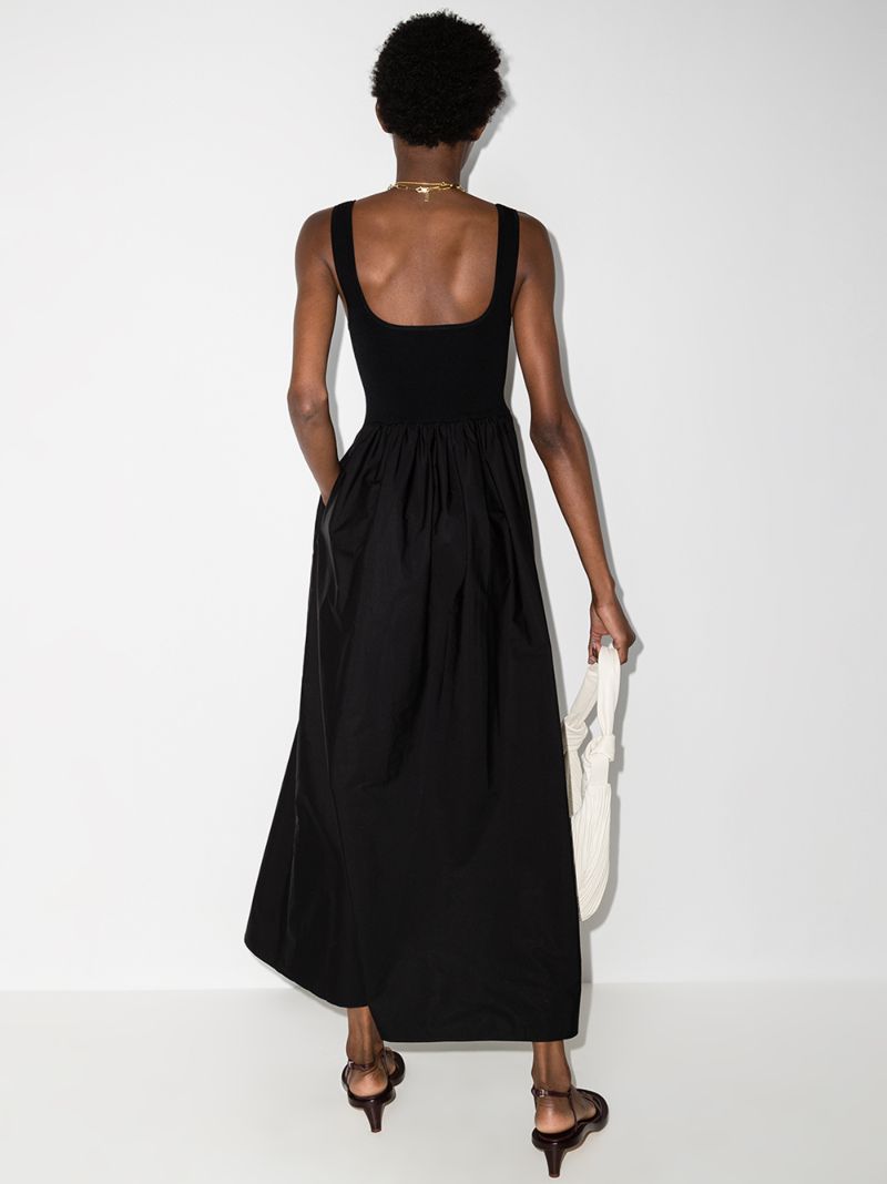 Gathered Waist Maxi Dress