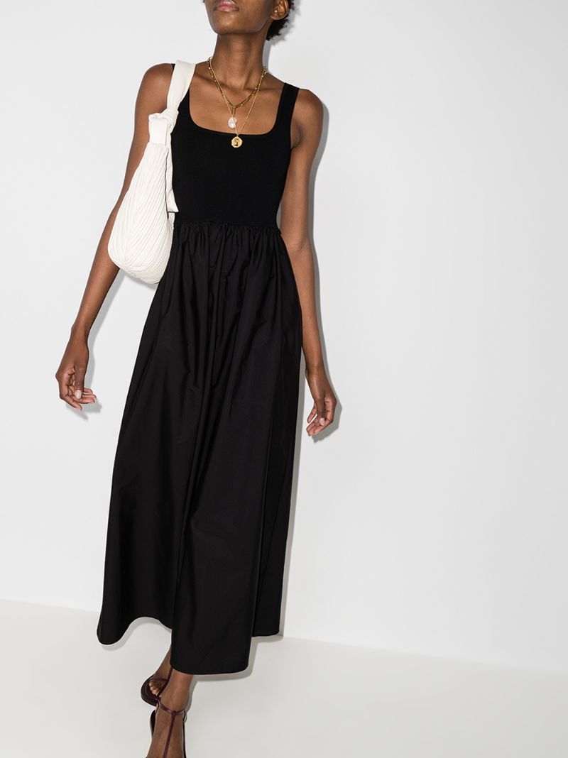 Gathered Waist Maxi Dress