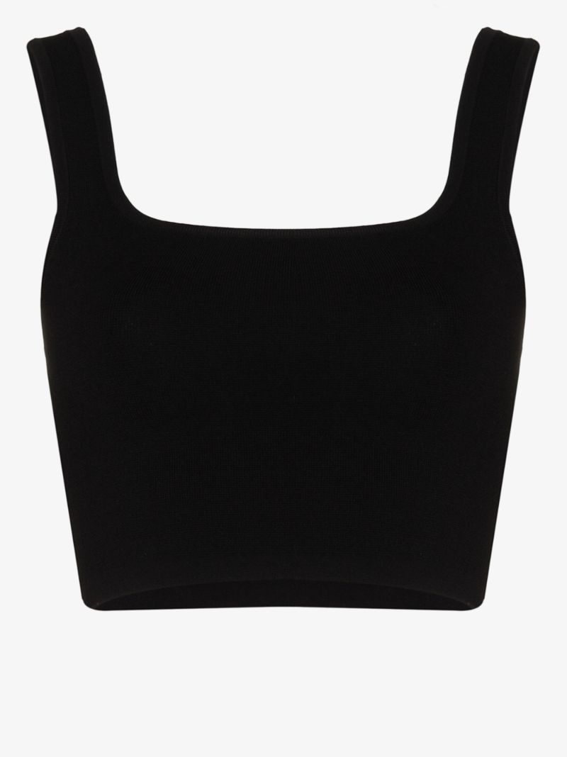 Nineties Cropped Knit Tank Top
