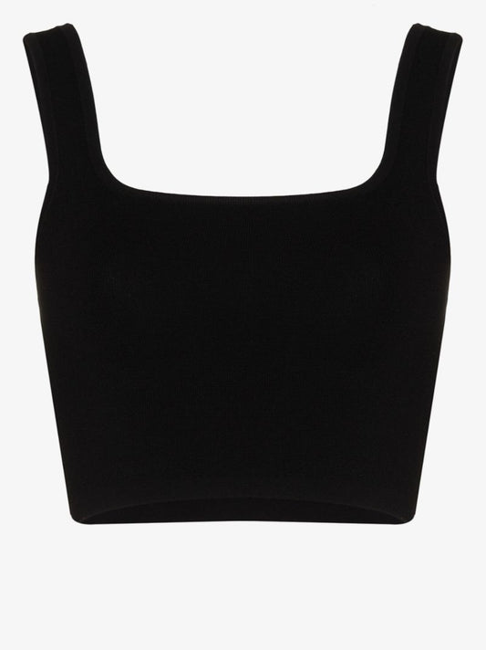 Nineties Cropped Knit Tank Top