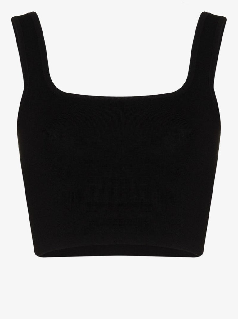 Nineties Cropped Knit Tank Top