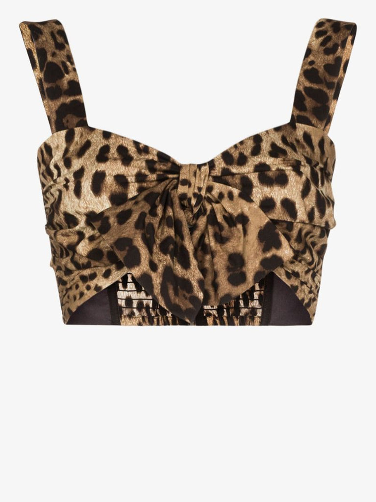 Leopard Print Crop Top