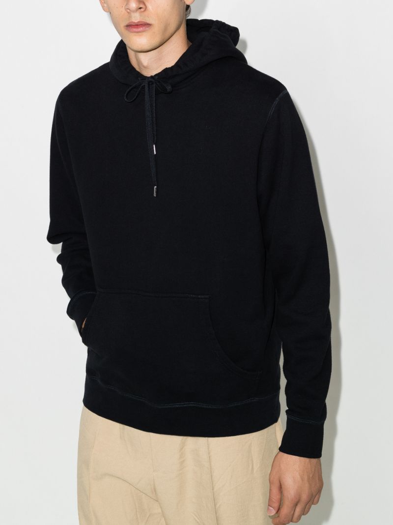 Black Cotton Hoodie