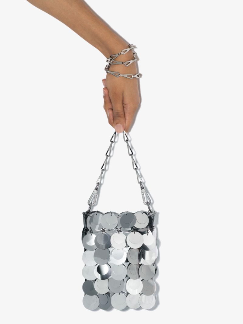 Silver Iconic 1969 Sparkle Mini Bag