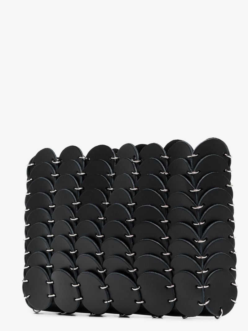 Black PacoÃ_x0083_Â¯o Leather Cross Body Bag