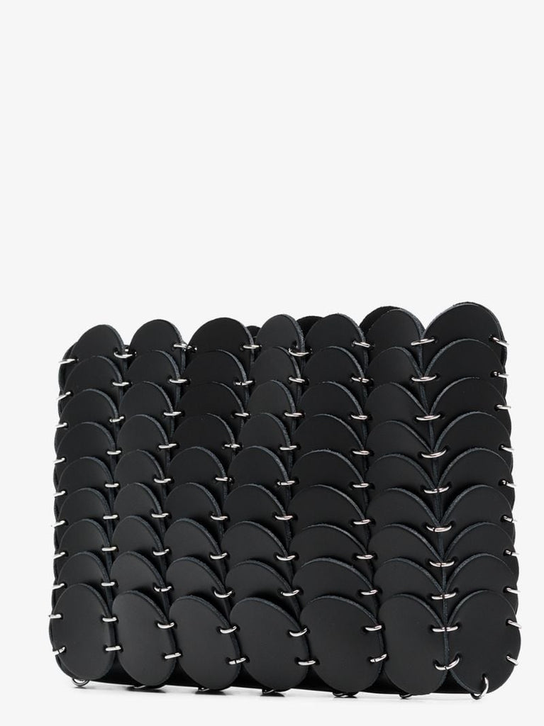 Black PacoÃ_x0083_Â¯o Leather Cross Body Bag