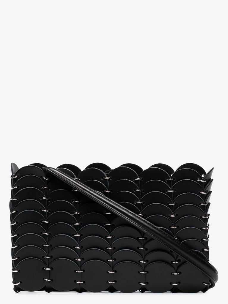 Black PacoÃ_x0083_Â¯o Leather Cross Body Bag
