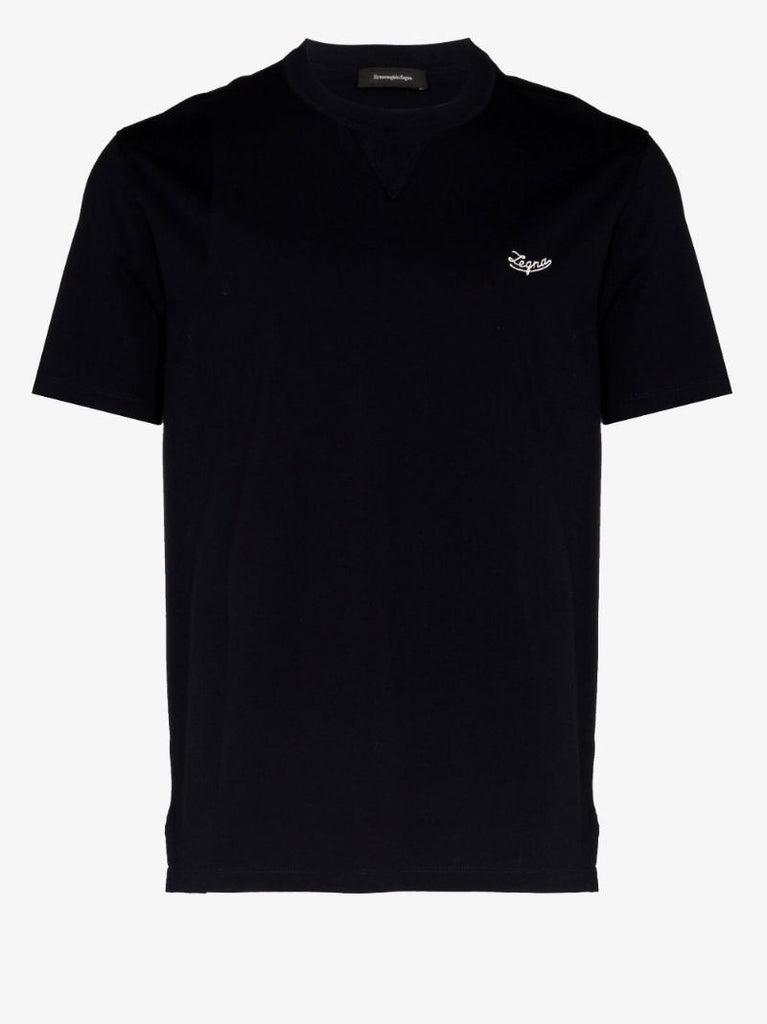 Embroidered Logo Cotton T-shirt