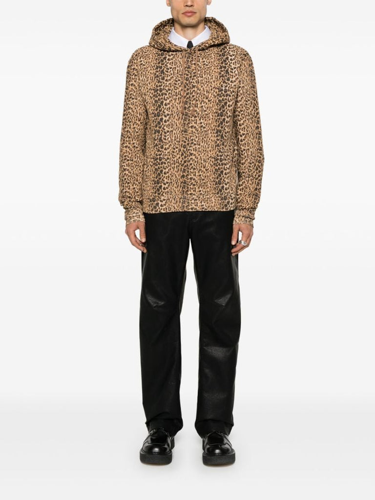 Leopard Print Hoodie