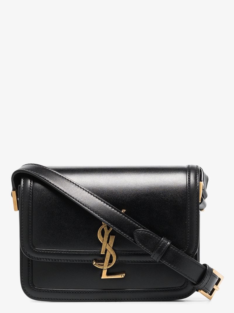 Black Solferino Small Leather Cross Body Bag