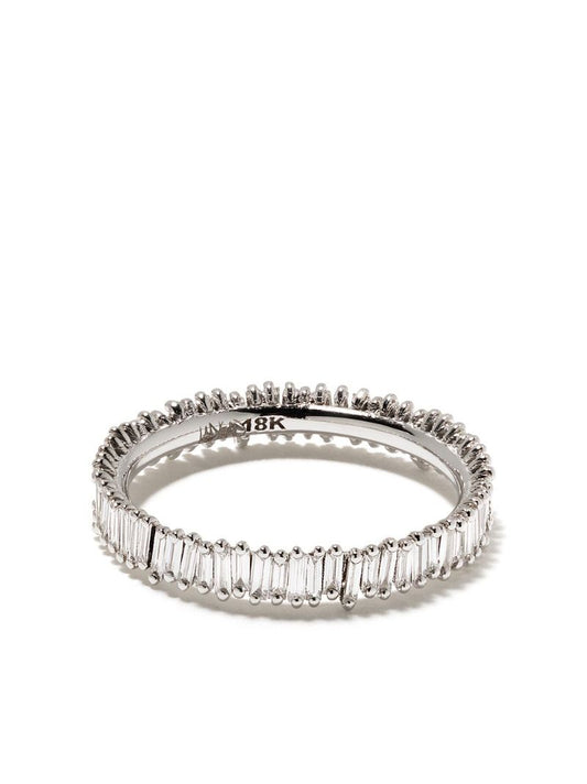 18k White Gold Classic Diamond Ring