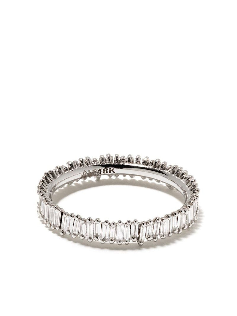 18k White Gold Classic Diamond Ring
