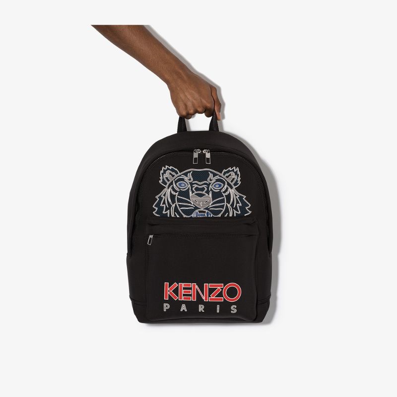 Black Tiger Logo Backpack