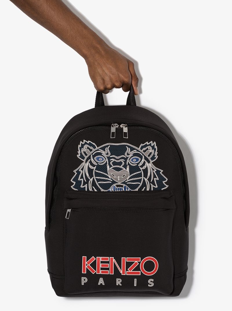 Black Tiger Logo Backpack